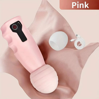 Adjustable Mini Fascia Massager – Soft, Wear-Resistant Deep Tissue Head Massage Device with 4-Speed Comfort