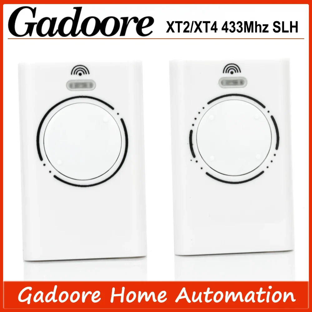 Gadoore XT2 XT4 433MHz SLH LR Garage Door & Gate Remote | Compatible with XT2/XT4 SLH & SLH LR
