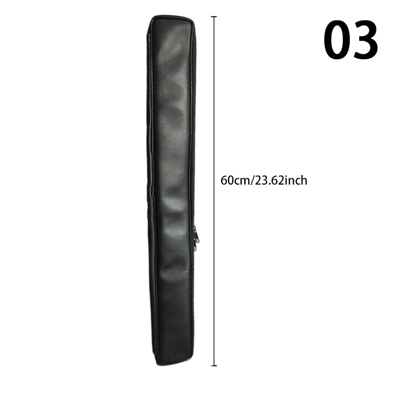 Waterproof Leather Instrument Bag - Thickened Vertical Storage Case for Flute, Piccolo, Saxophone & Wind Instruments