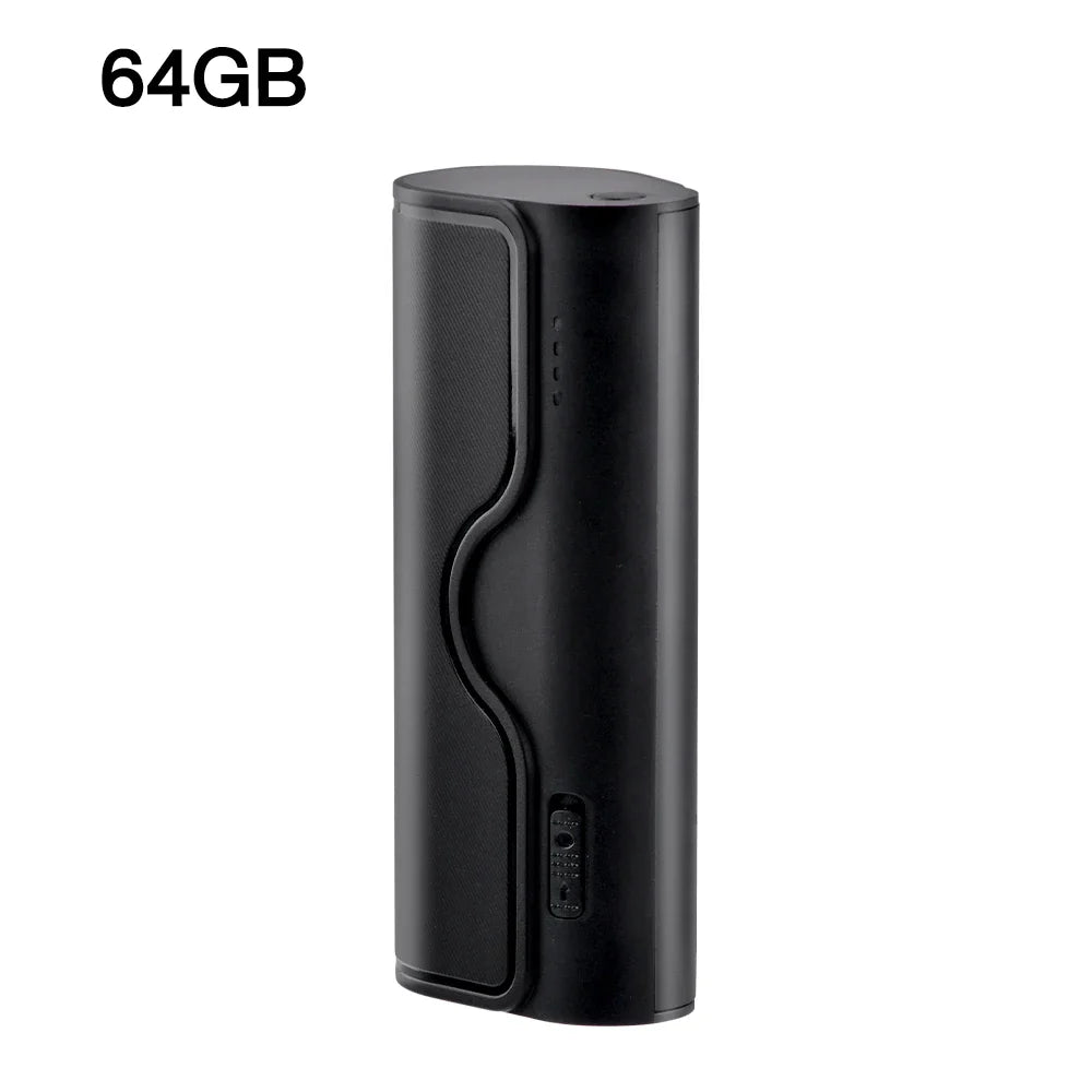 500-Hour Digital Audio Recorder – Professional 32GB/64GB Flash Drive MP3 Player for Lectures & Recording