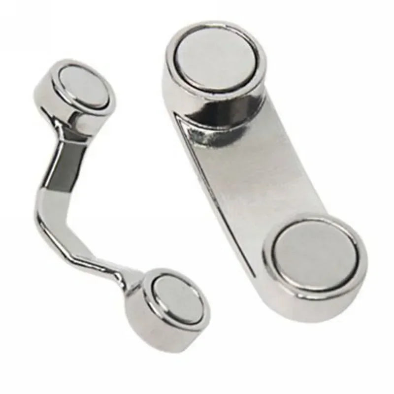 Multi-Function Portable Magnetic Eyeglass Clip Holder – Zinc Alloy Brooch Pin for Glasses, Headset, and Metal Buckle