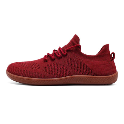 2025 Men's Wide-Toe Casual Shoes — Soft Sole Walking Sneakers, Breathable Mesh Comfortable Barefoot Shoes