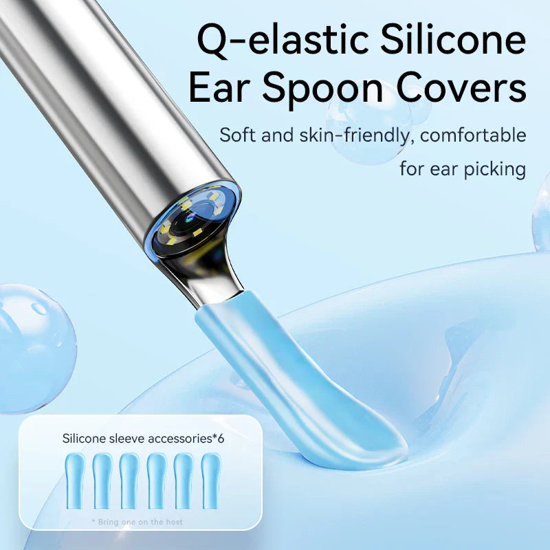 Wireless Ear Wax Cleaner with Camera – Safe Earwax Removal Endoscope with LED Light, Ear Cleaning Tool for Ear Care