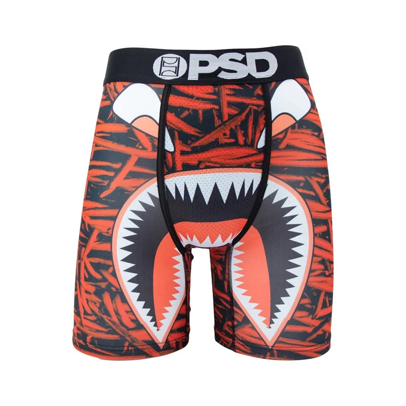 Sexy Men's Printed Boxer Shorts – Breathable Fashion Underwear & Innerwear