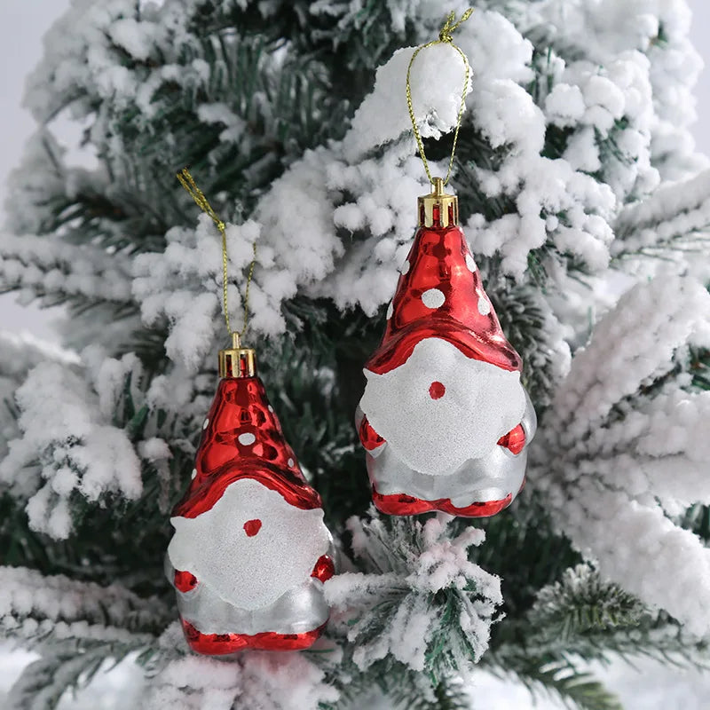 Christmas Tree Hanging Ornament – Red & White Candy Cane Pendant for Xmas, Home Decor & New Year 2024