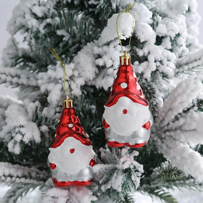 Christmas Tree Hanging Ornament – Red & White Candy Cane Pendant for Xmas, Home Decor & New Year 2024