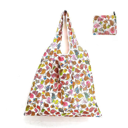 Large Foldable Reusable Shopping Tote Bag – Eco-Friendly Grocery & Beach Storage Shoulder Bag, Multi-Purpose Carry Pouch