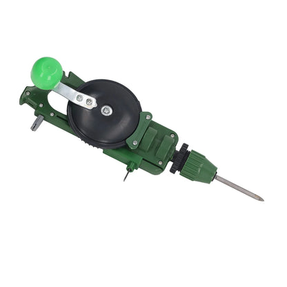 Manual Hand Crank Drill Cutter – Multifunctional Glass & Ceramic Hole Cutting and Scissors Sharpening Tool