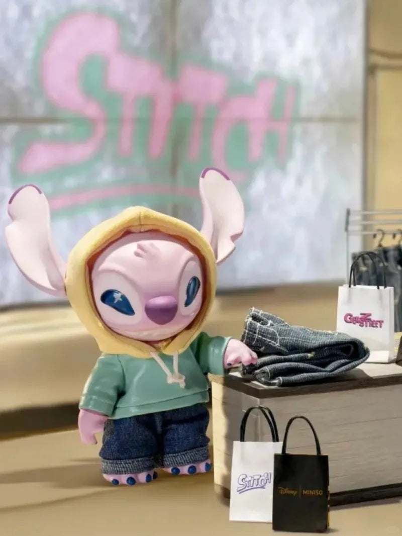 Miniso Disney Stitch Gen Z Street Series Blind Box – Vinyl Figure Pendant & Bag Charm Gift