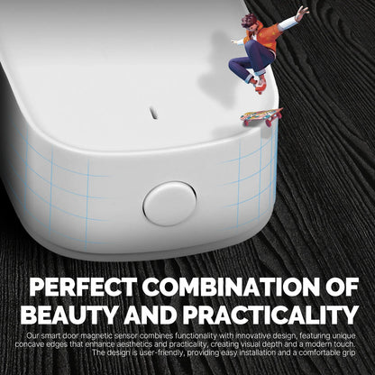 MOES Tuya ZigBee Smart Window & Door Sensor – Home Security Alarm with Remote Control via Smart Life App