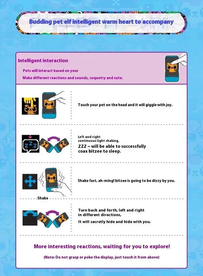 2025 Bitzee Tamagotchi Virtual Pet – Digital Mascot Toy for Kids, Electronic Virtual Game Pet
