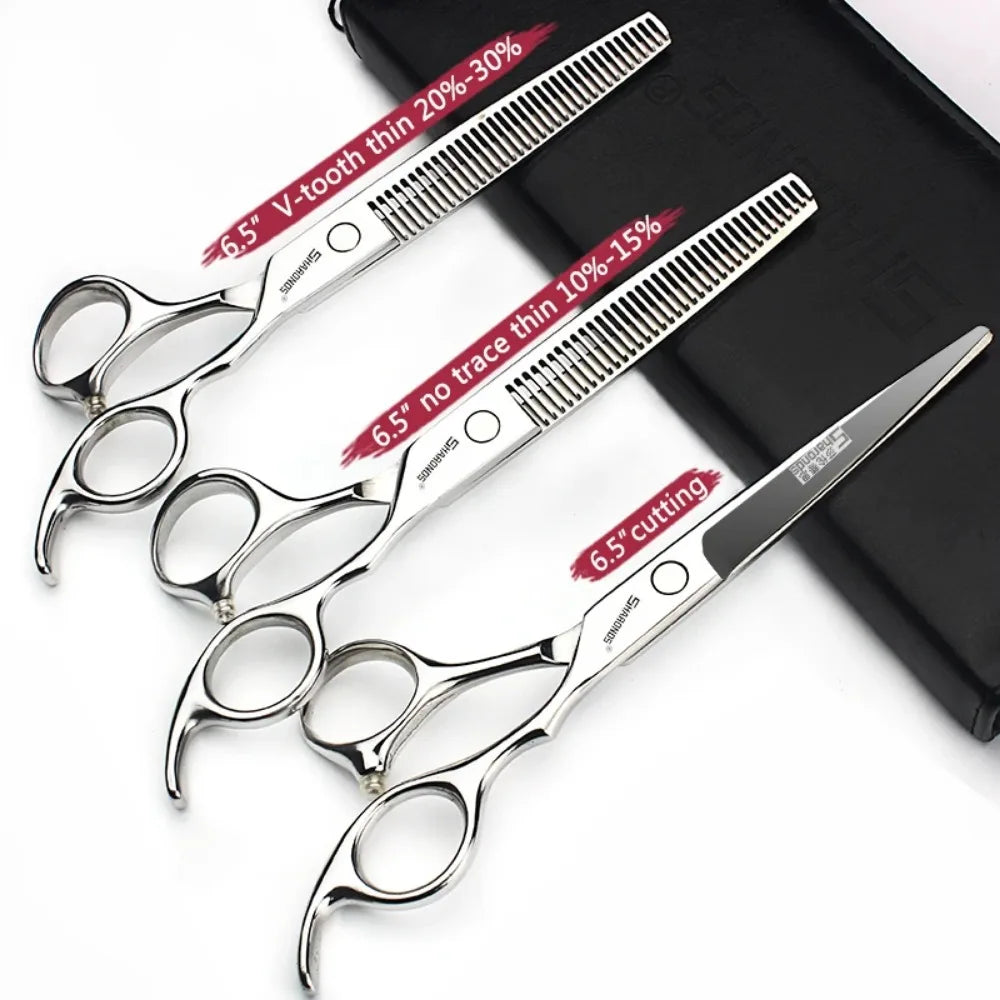 Professional Japanese Hair Cutting & Thinning Scissors – 6''/6.5''/7''/7.5'' Sharp Barber Shears for Salon & Home Use