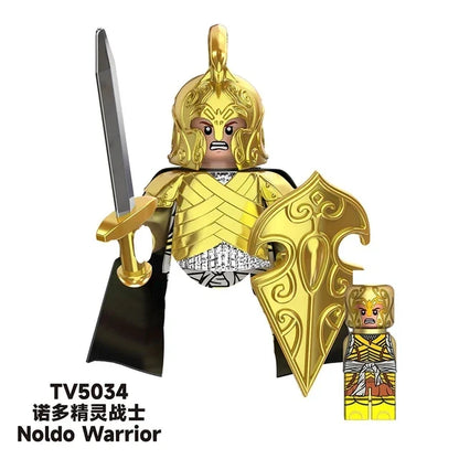 TV6403/TV6404/TV6405 Blocks Toy Set — Orcs, Dwarfs, Elves & Rohan Knight Action Figures Building Bricks for Kids Gift