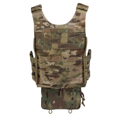 Tactical Vest LV119 Plate Carrier Set – Lightweight OTB Maritime Airsoft Hunting Vest with Underbelly Bag & Triple Mag Pouch