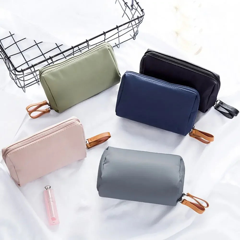 Portable Women’s Mini Makeup & Cosmetic Bag – Small Lipstick Pouch & Toiletry Organizer