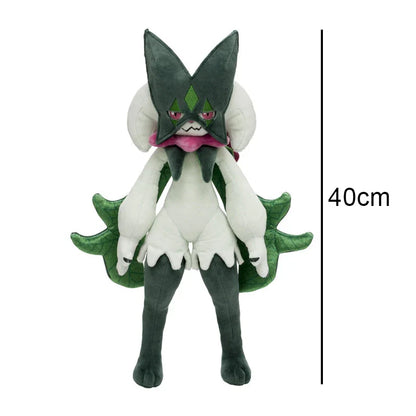 Pokemon Sprigatito Plush – Floragato & Meowscarada Evolution Stuffed Doll, 9th Gen Anime Toy Gift for Kids