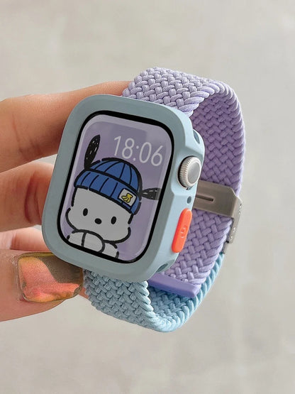 Candy Silicone Apple Watch Case & Strap - Protective Band Cover for Series 11 10 9 8 7 SE 6 5 4 Ultra 49mm 45mm 41mm 44mm 40mm