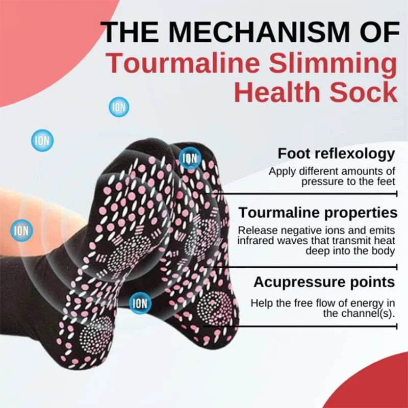 Tourmaline Slimming Health Sock - Self-Heating Thermotherapeutic Socks for Men and Women