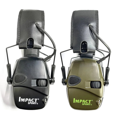 Earmuffs Active Noise-Reduction Headphones — Electronic Hearing Protection for Shooting & Hunting with Carry Case