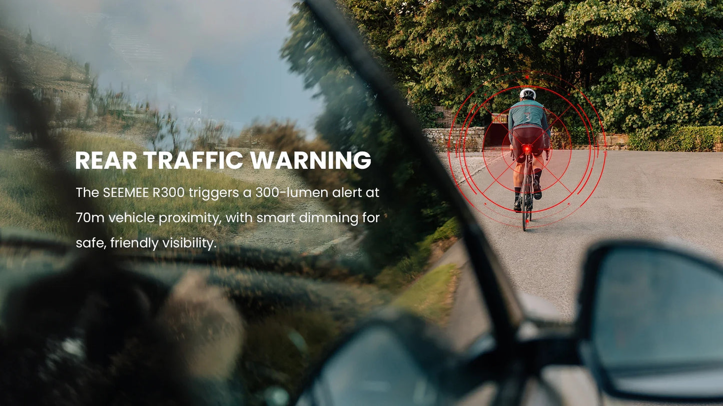 Magicshine Smart Bike Radar Tail Light – Rear View Cycling Taillight Compatible with GPS Bike Computers & Smartwatches