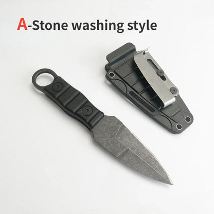 Outdoor Survival Knife - High Hardness EDC Camping Utility Knife with K Sheath
