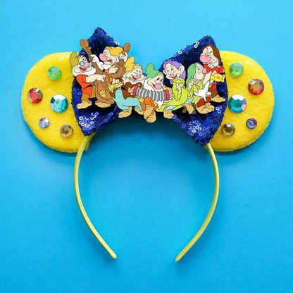 Toy Story Character Headbands - Sequin Bow, Woody, Buzz Lightyear & Alien Hair Accessories for Girls