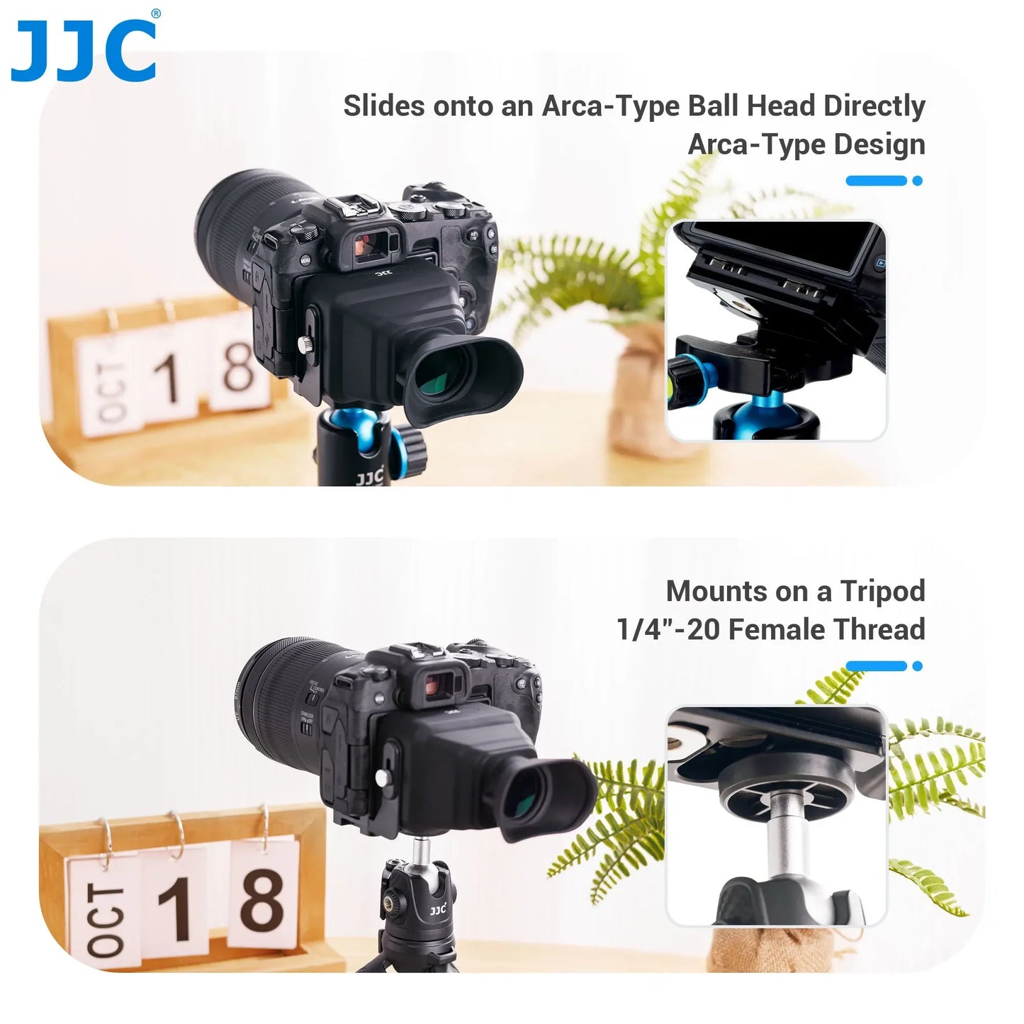 JJC 3X LCD Viewfinder Extender – Collapsible Eyecup for 3.0" Screen, Compatible with Nikon Z30, Sony ZV-1, RX100 & Canon G7X