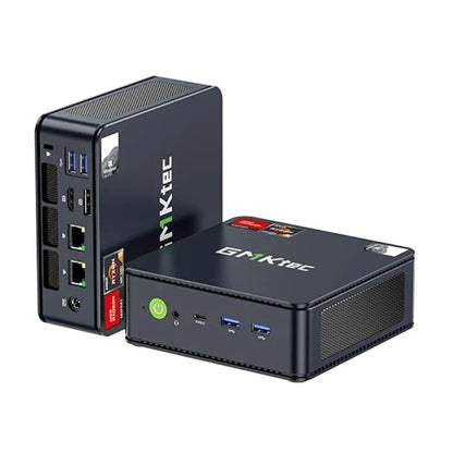 GMKtec M6 Mini PC – AMD R5 6600H 6-Core, 16GB DDR5, 512GB PCIe SSD, WiFi 6, BT5.2 Desktop Computer