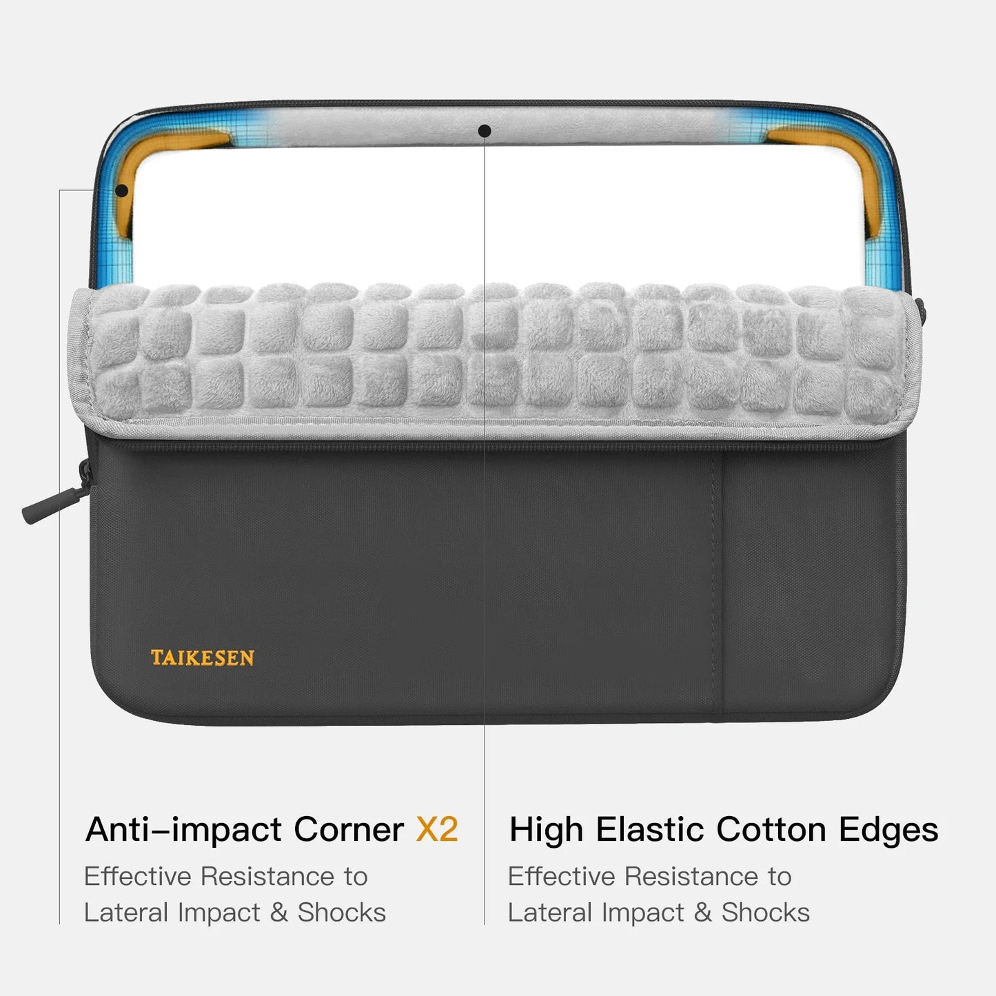 Laptop Sleeve Case Bag - Fits 13-16 Inch MacBook Pro/Air M1 M2, Business Computer Carrying Bag, Protective Shell