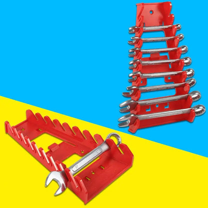Plastic Wrench Organizer Tray – Tool Rack Holder for Spanners, Sockets & Standard Wrench Storage