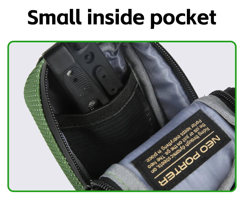 ULAC 0.5L Waterproof Bicycle Saddle Bag — Mini Shockproof MTB Seatpost Rear Pack Tail Pouch