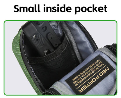 ULAC 0.5L Waterproof Bicycle Saddle Bag — Mini Shockproof MTB Seatpost Rear Pack Tail Pouch