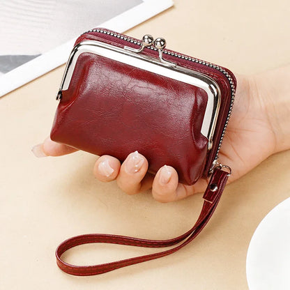 Lonny 4-Inch Zip-Up Card Holder – Women’s Buckle Coin Purse Clutch, Cross-Border Supply