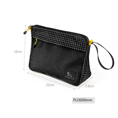 Premium Waterproof Toiletry Bag – UHMWPE Fabric Portable Travel Organizer with Large Capacity, Multi-Functional, 70g