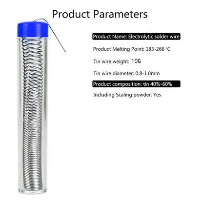 0.8mm High-Activity Solder Wire – Electrical Repair & Metal Welding Flux Core Solder for Maintenance Accessories