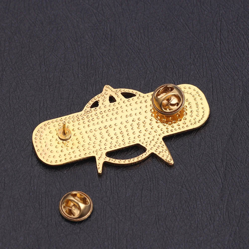 Classic Star Trek Button Brooch — Starfleet Logo Metal Badge, Creative Lapel Pin for Shirts, Backpacks & Jewelry Accessories