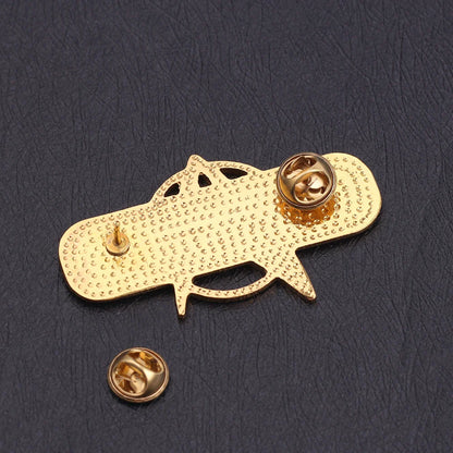 Classic Star Trek Button Brooch — Starfleet Logo Metal Badge, Creative Lapel Pin for Shirts, Backpacks & Jewelry Accessories