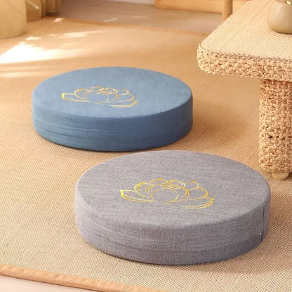 40x6cm Yoga Meditation Cushion – Firm PEP Backrest Pillow, Japanese Tatami Mat, Removable & Washable