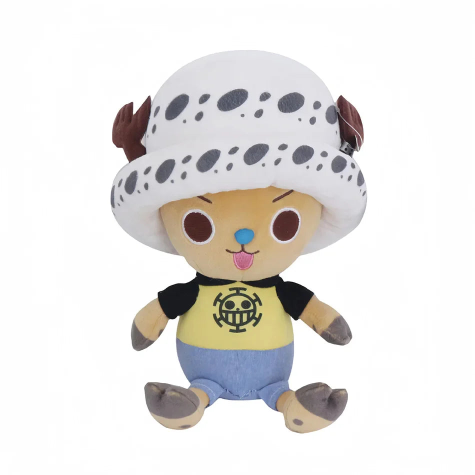 Japanese Anime One Piece Plush Toys — 25cm Luffy, Chopper, Ace & Roronoa Zoro Stuffed Dolls, Cute Cartoon Figure Kids Christmas Gift