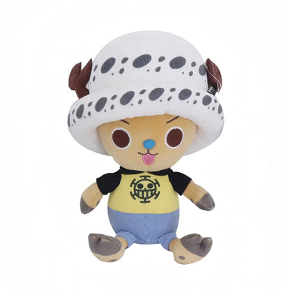 Japanese Anime One Piece Plush Toys — 25cm Luffy, Chopper, Ace & Roronoa Zoro Stuffed Dolls, Cute Cartoon Figure Kids Christmas Gift