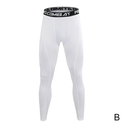Men’s Compression Pants — Quick-Dry Running, Training & Fitness Tights