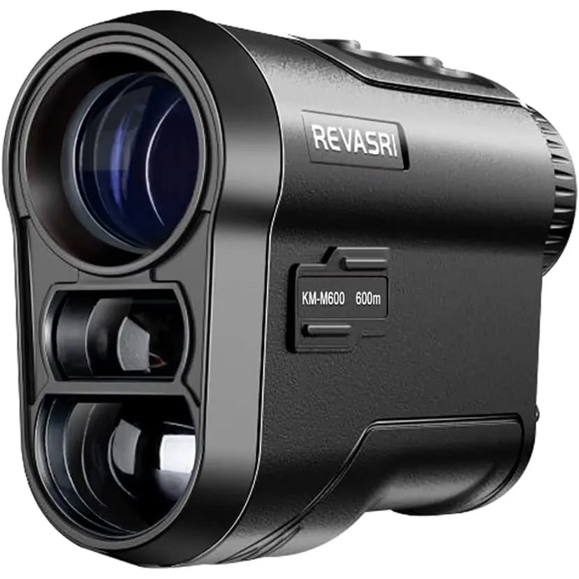 REVASRI Golf Laser Rangefinder 600M/Yard – USB Rechargeable with Slope Compensation, Flag Lock & Vibration