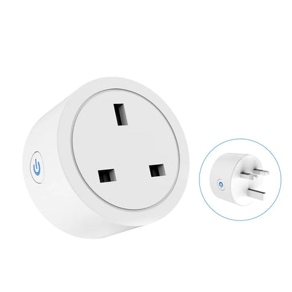 Tuya Smart WiFi & Zigbee 3.0 UK Plug Socket 20A – Voice Control Remote Power Outlet with Relay