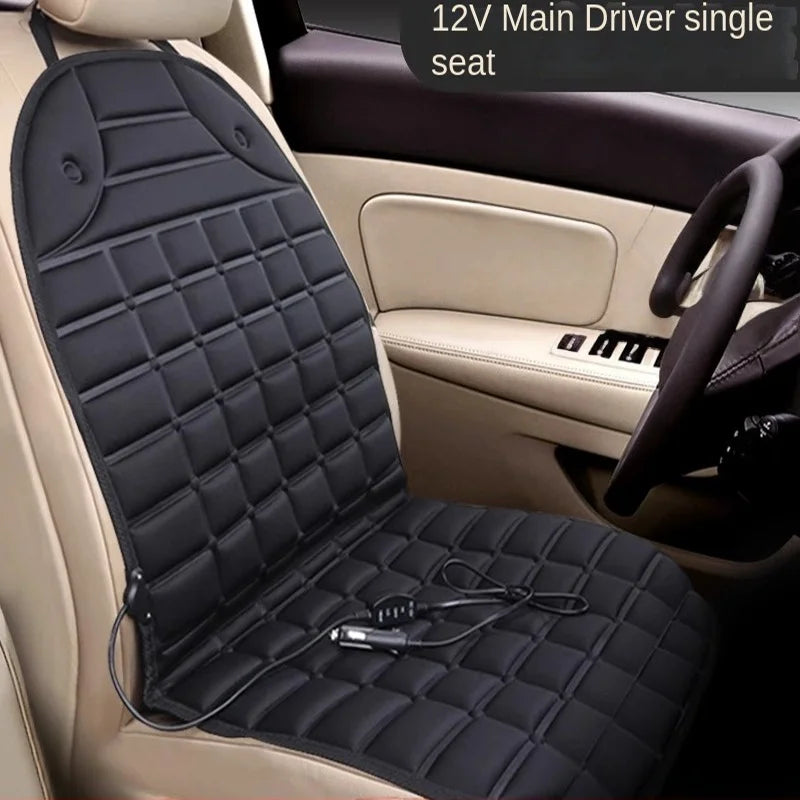 12V Car Heated Seat Cushion – Electric Quick Heating Winter Seat for Small Cars