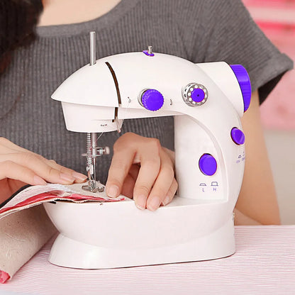 Portable Electric Household Sewing Machine | Beginner-friendly with Light and Speed Control - DIY Home Sewing Accessories