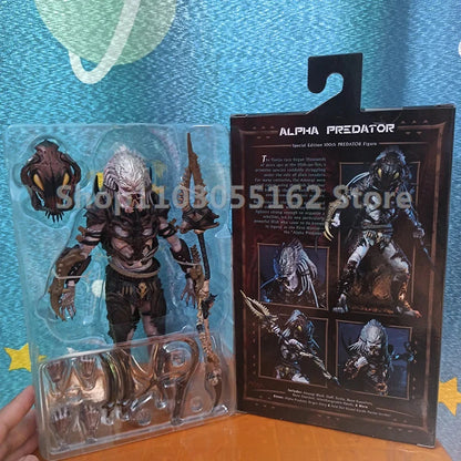 NECA Alpha Predator Figure – Predator vs Alien Edition Luxury Hunter Collectible Action Model Toy Gift