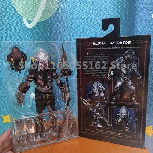 NECA Alpha Predator Figure – Predator vs Alien Edition Luxury Hunter Collectible Action Model Toy Gift