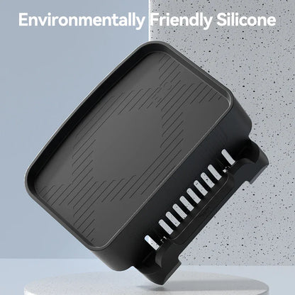 Herval Silicone Air Vent Phone Holder & Storage Tray for Tesla Model Y/3 Highland – Car Tissue Box Organizer Accessory