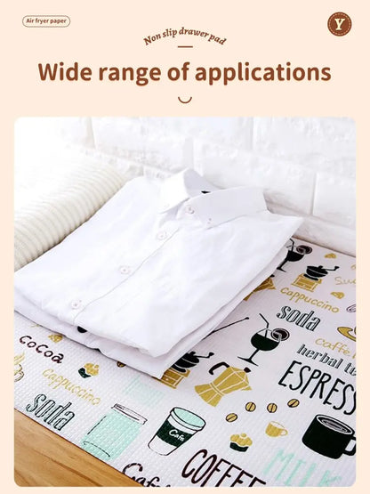 Waterproof Cartoon Kitchen Shelf Liners – Thickened Oil-Resistant Cabinet Drawer Mats