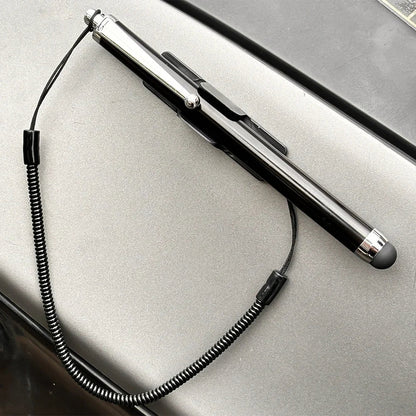 Motorcycle & Cycling Touch Pen – Universal Mobile Stylus with Spring Rope for Riding